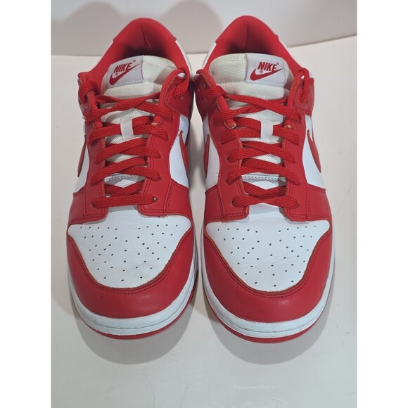 Men\'s Nike Dunk Low Retro White/University Red-White (HF5441 104) Size 11 main image 6